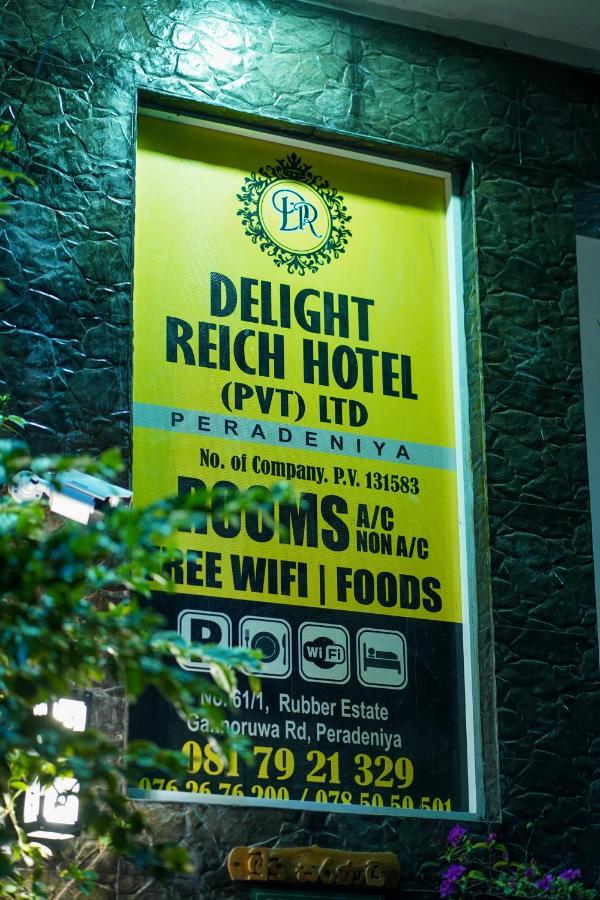 Delight Reich Hotel Peradeniya Exterior photo